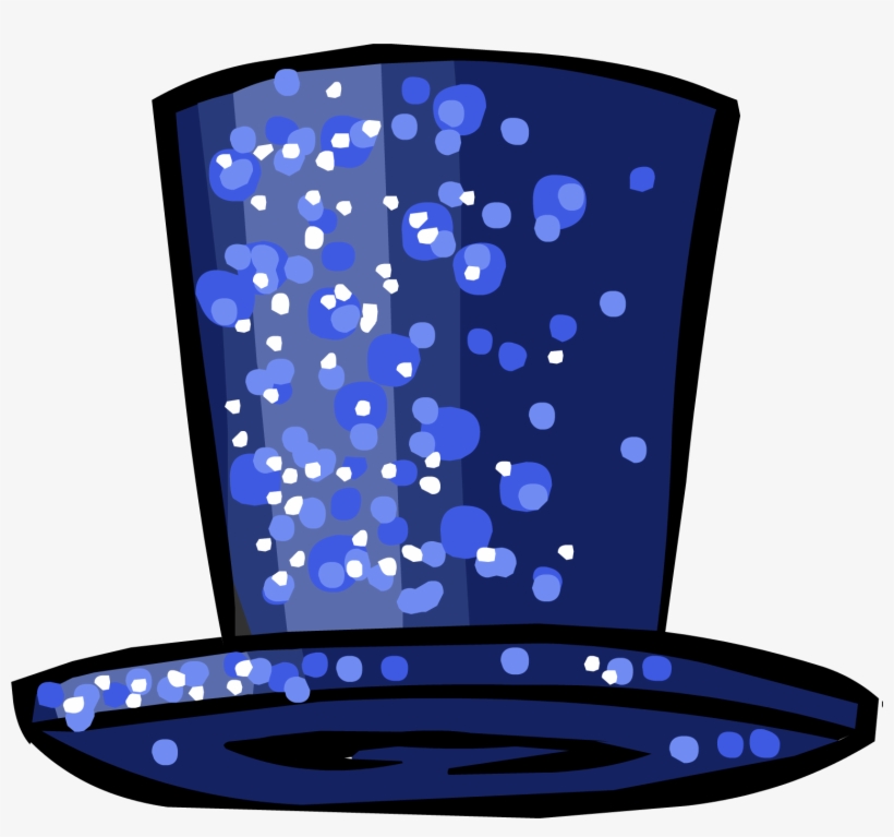 Dazzling Blue Top Hat - Blue Top Hat Transparent, transparent png #177281