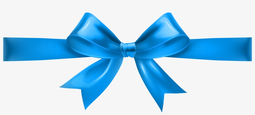 Blue Bow Transparent Png Clip Art - Transparent Pink Bow Png, transparent png #177298