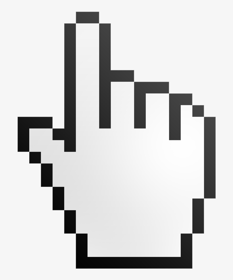 Hand Cursor Png Background Image - Computer Mouse On Screen, transparent png #177301