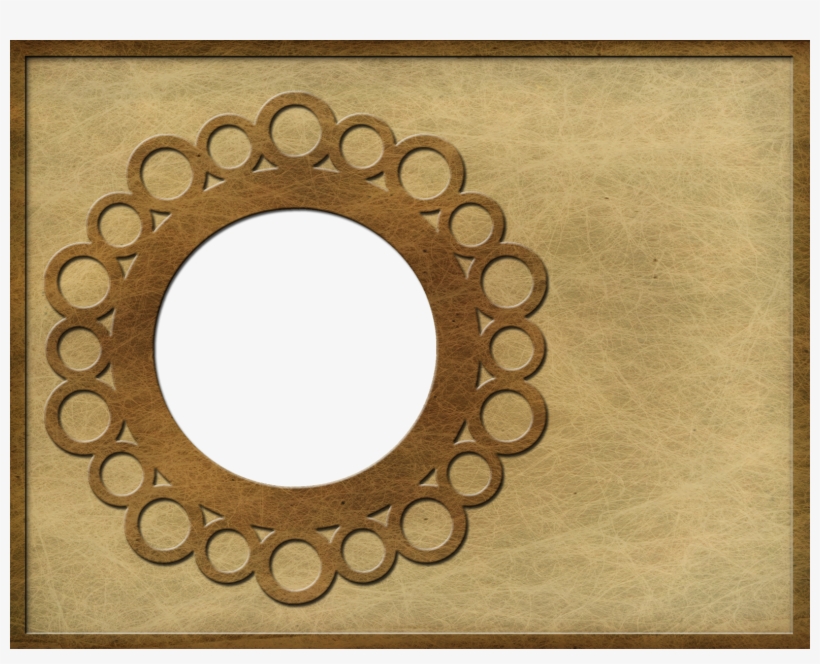 Old Paper Circle Frame A2 Card - Old Paper Circle Png, transparent png #177606