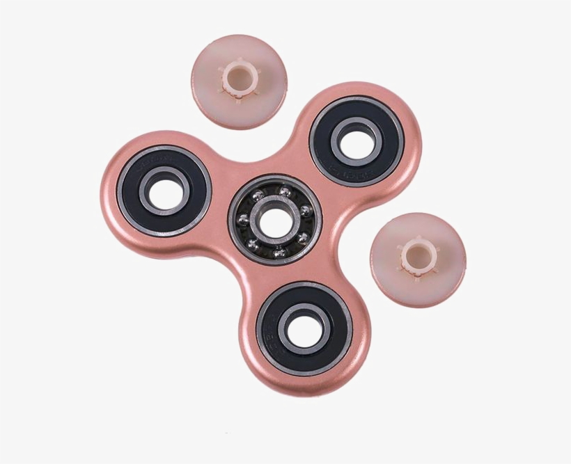 Rose Gold Fidget Spinner Png Image With Transparent - Portable Network Graphics, transparent png #177732