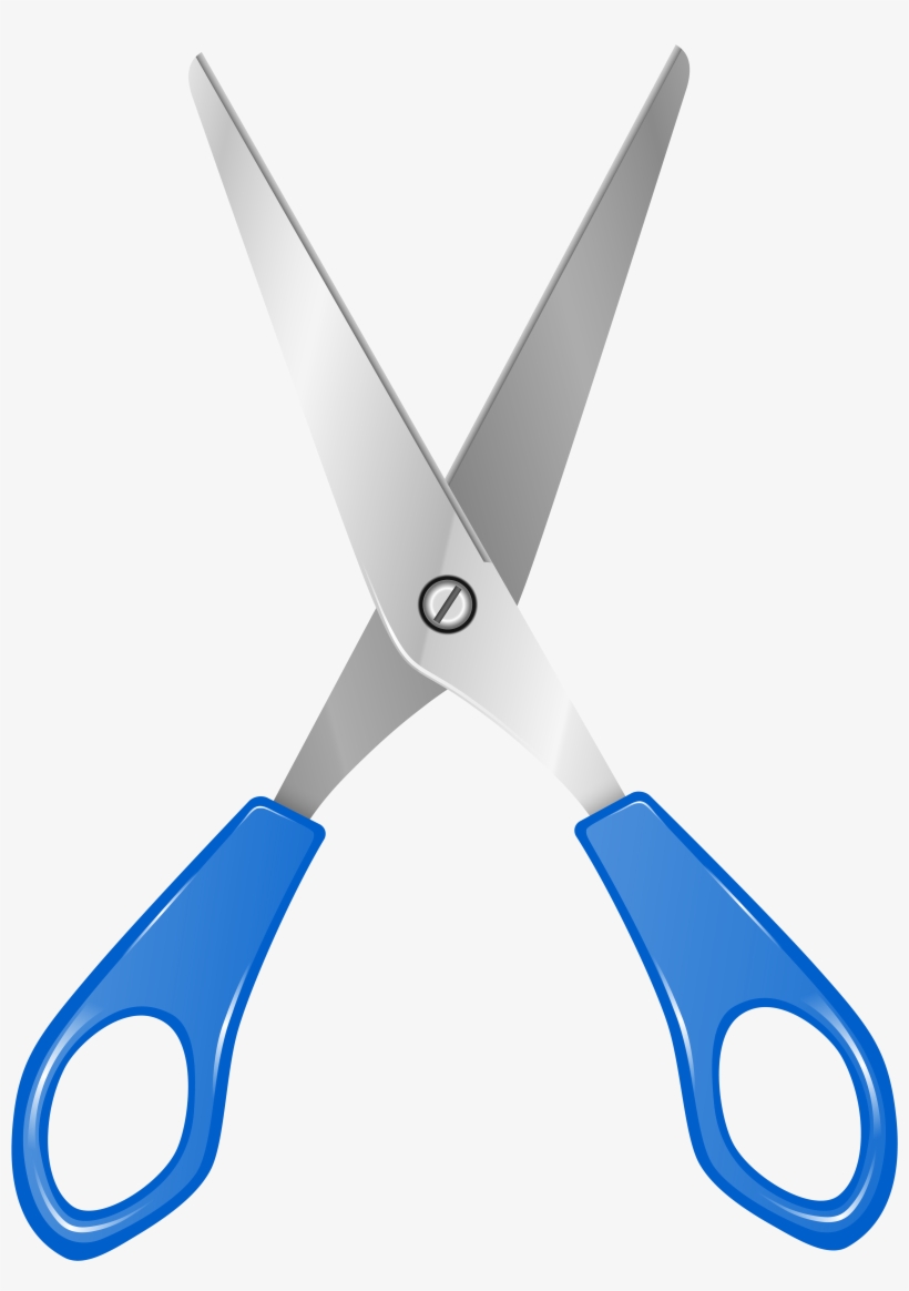 Blue Scissors Png Clip Art - Scissors Clipart Png, transparent png #177834