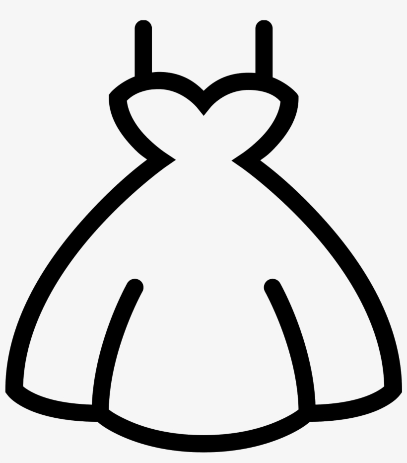 Dress Worn By Bride Icon - Wedding Dress Icon Png, transparent png #177856