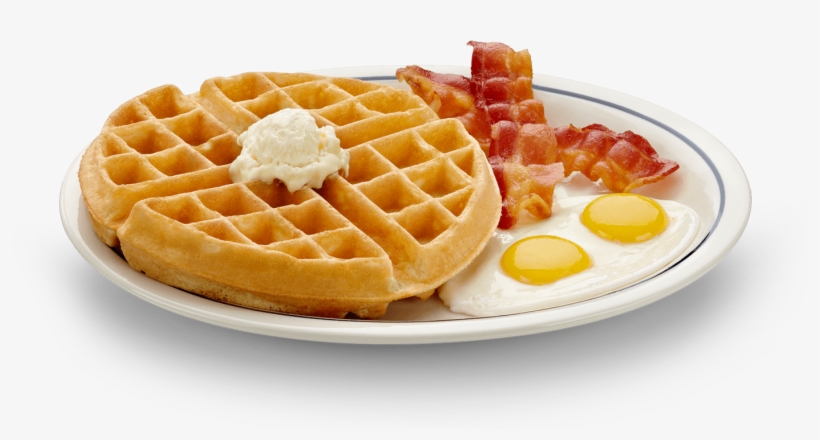 Graphic Free Library Png Images Transparent Free Download - Waffles Bacon And Eggs, transparent png #178064