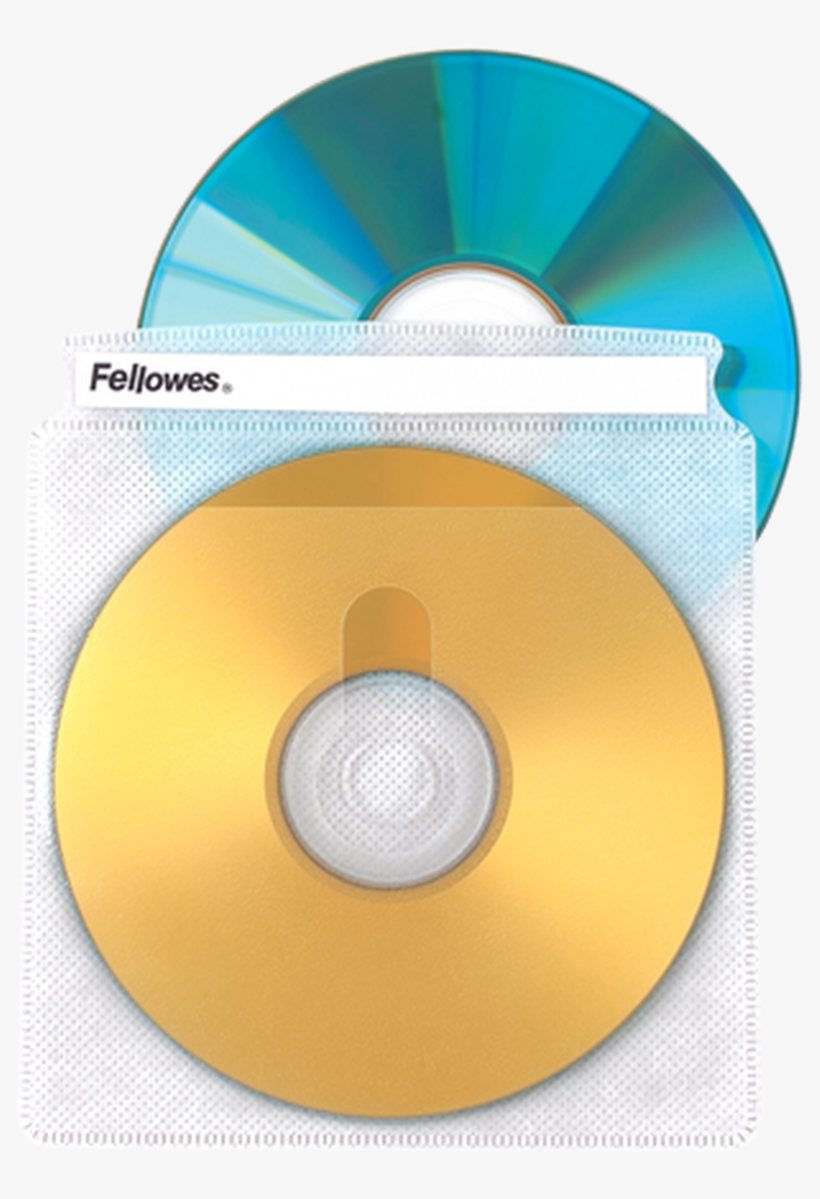 Double-sided Cd/dvd Sleeves - Fellowes Double-sided Cd/dvd Sleeves - Fellowes Double-sided, transparent png #178263