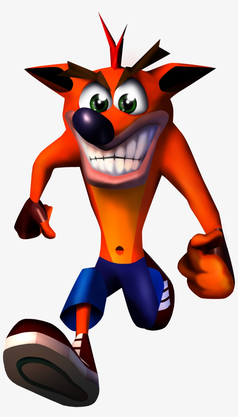 Super High Resolution Crash 1 Png - Crash Bandicoot Playstation Ps1, transparent png #178313