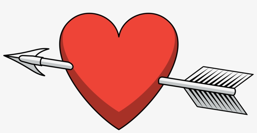 Clipart Library Download Arrow With Heart Clipart - Heart With Arrow Png, transparent png #178434