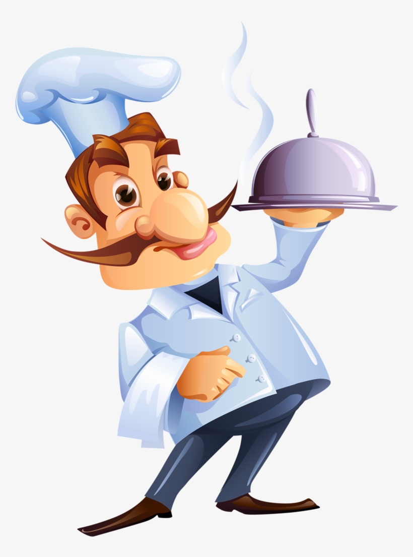 Cozinheiros Cooking Clipart, Kiss The Cook, Illustration - Столовая Png, transparent png #178508