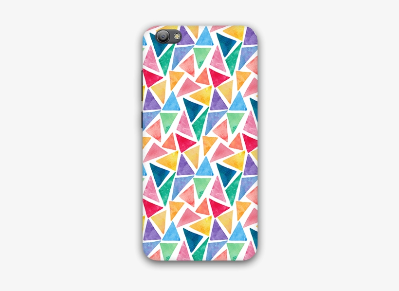 Watercolor Triangles Pattern Vivo V5s Mobile Case - Lesson Planner: Teacher Lesson Planner Creative Teaching, transparent png #178803