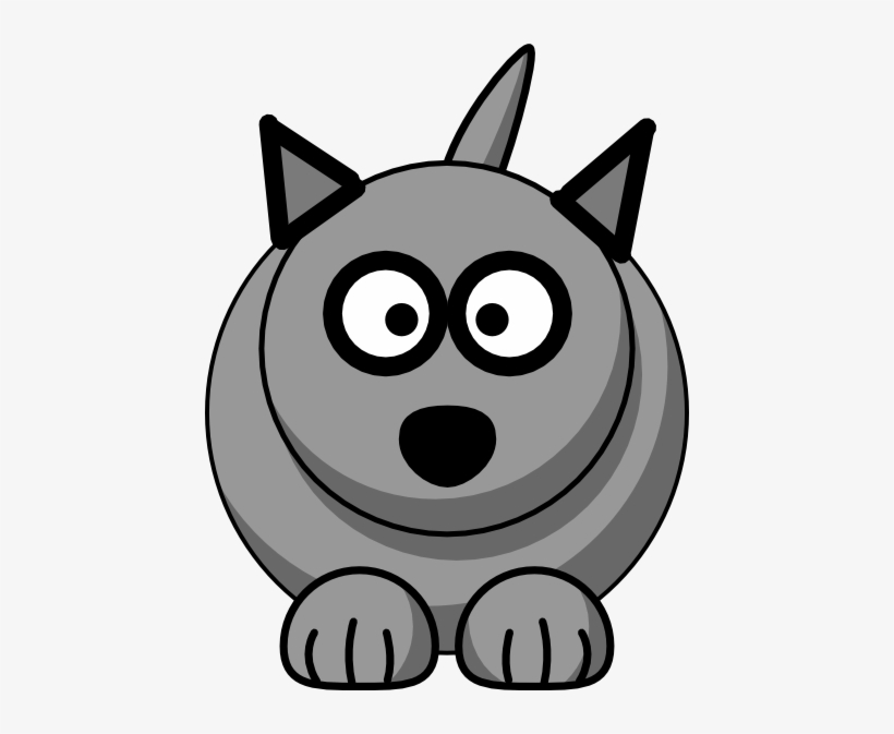 How To Set Use Cartoon Wolf Svg Vector, transparent png #178823