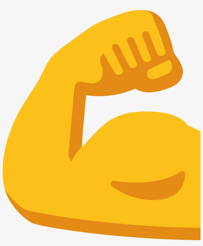 File Emoji U F - Muscle Emoji Png, transparent png #178891