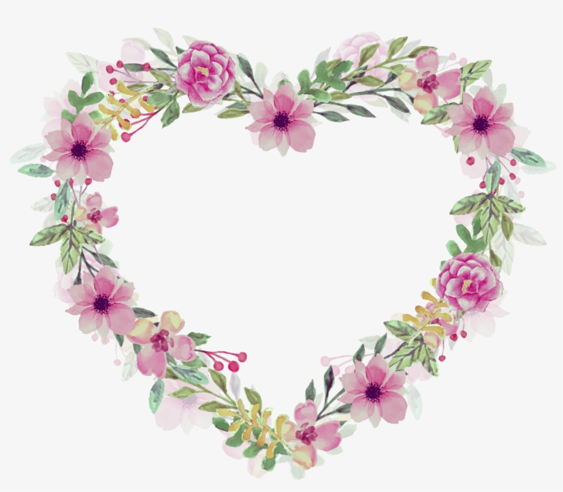 Watercolour Watercolor Ftestickers Flower Floral Frame, transparent png #179073