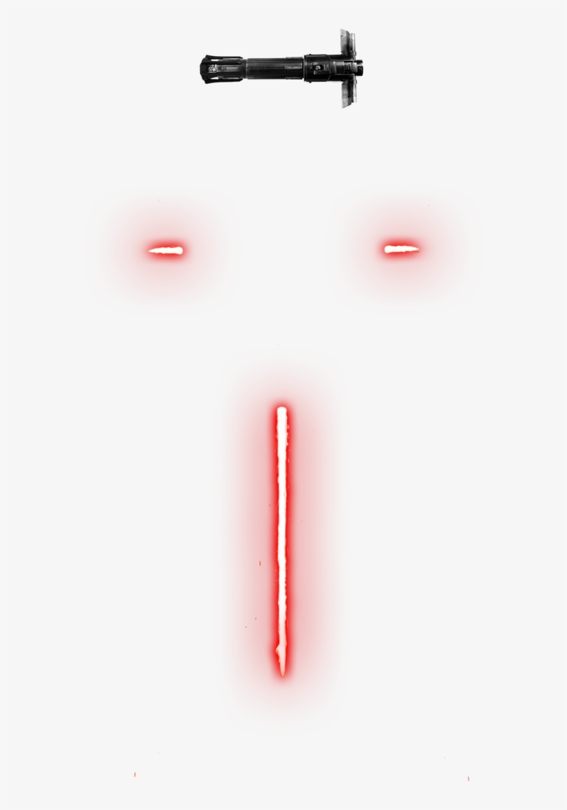 Kylo Ren Lightsaber Png Banner Black And White - Kylo Ren Lightsaber Png, transparent png #179096