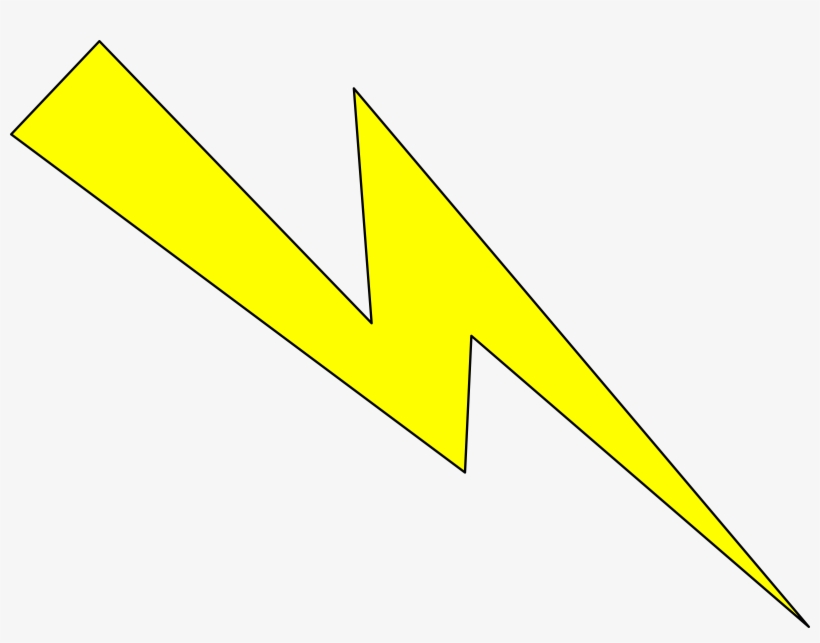 Lightening Clipart Yellow - Imagem Relampago, transparent png #179291