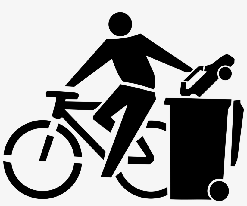 Bike Clipart Vehicle - Ride A Bike Not A Car Women's T-shirt, transparent png #179372