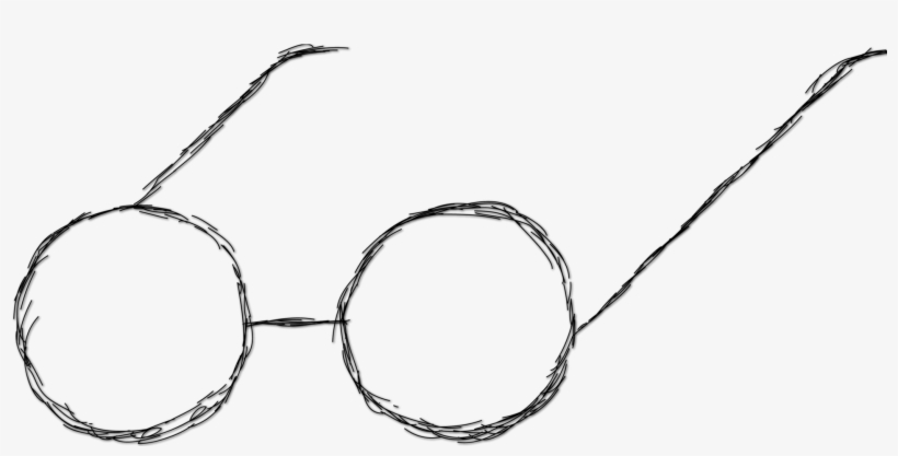 Glasses Drawing Harry Potter - Glasses Drawing Png, transparent png #179426