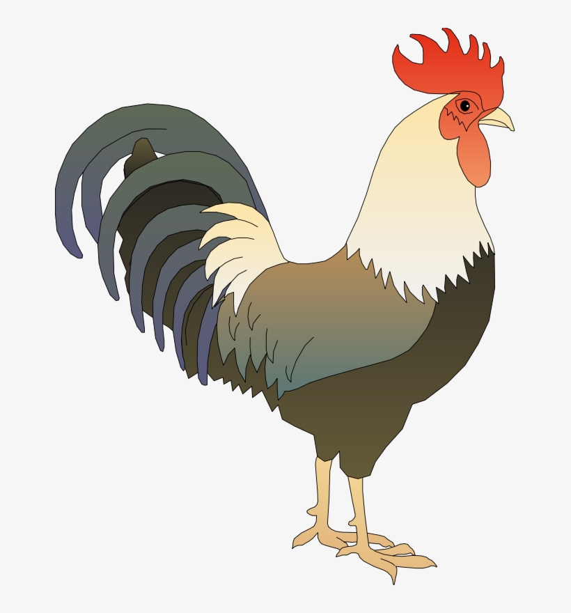 Farm Animals Clipart Roster - Gallo Dibujo, transparent png #179581