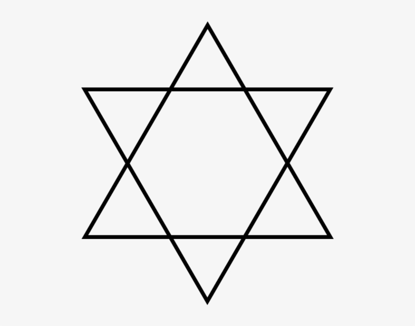 Jewish Star Cliparts - Star Of David Line Art, transparent png #179833