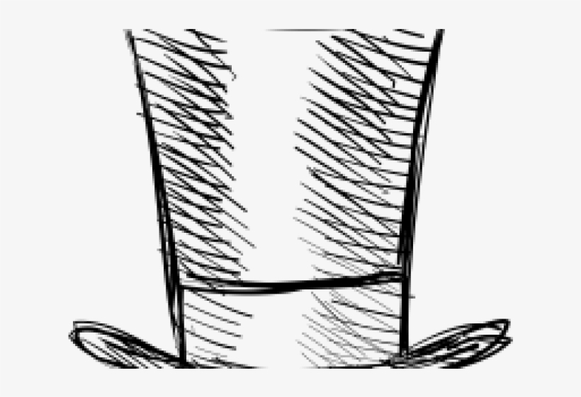 Drawn Top Hat - Sombrero De Copa Dibujo, transparent png #179857