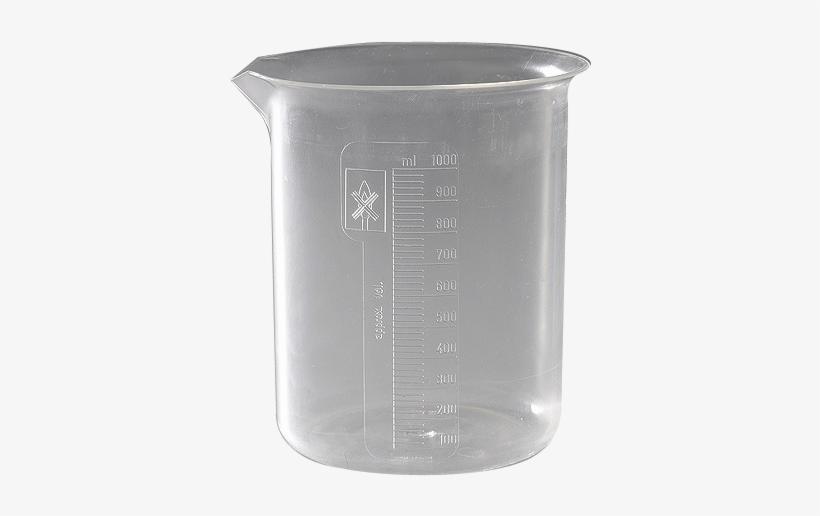 Plastic Beaker, Pmp, 1000 Ml - 1000 Ml Beaker Png, transparent png #179931
