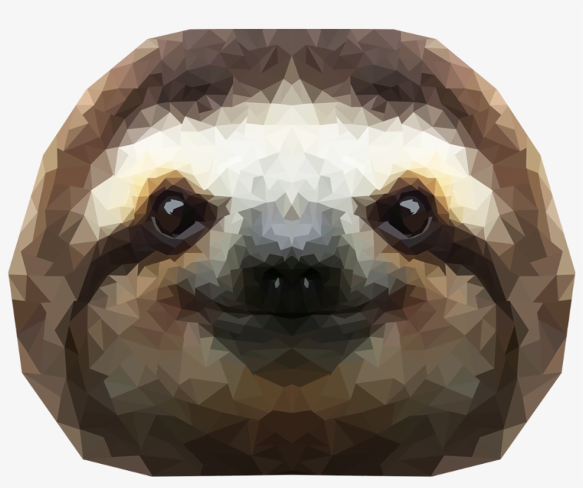 Sloth Vector Low Poly - Indian Cobra, transparent png #179933