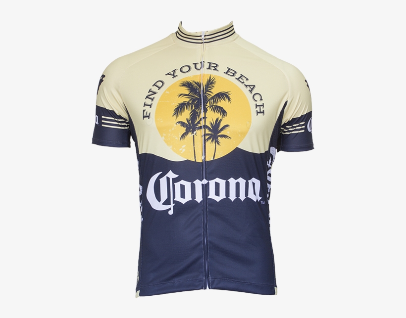 Corona Extra Retro Cycling Jersey - Navy & Yellow Aguilas Del America Replica Jersey, transparent png #179976