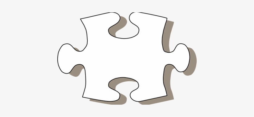 Best Free Templates 2018 » Autism Puzzle Piece Template - Puzzle Black And White, transparent png #1700027