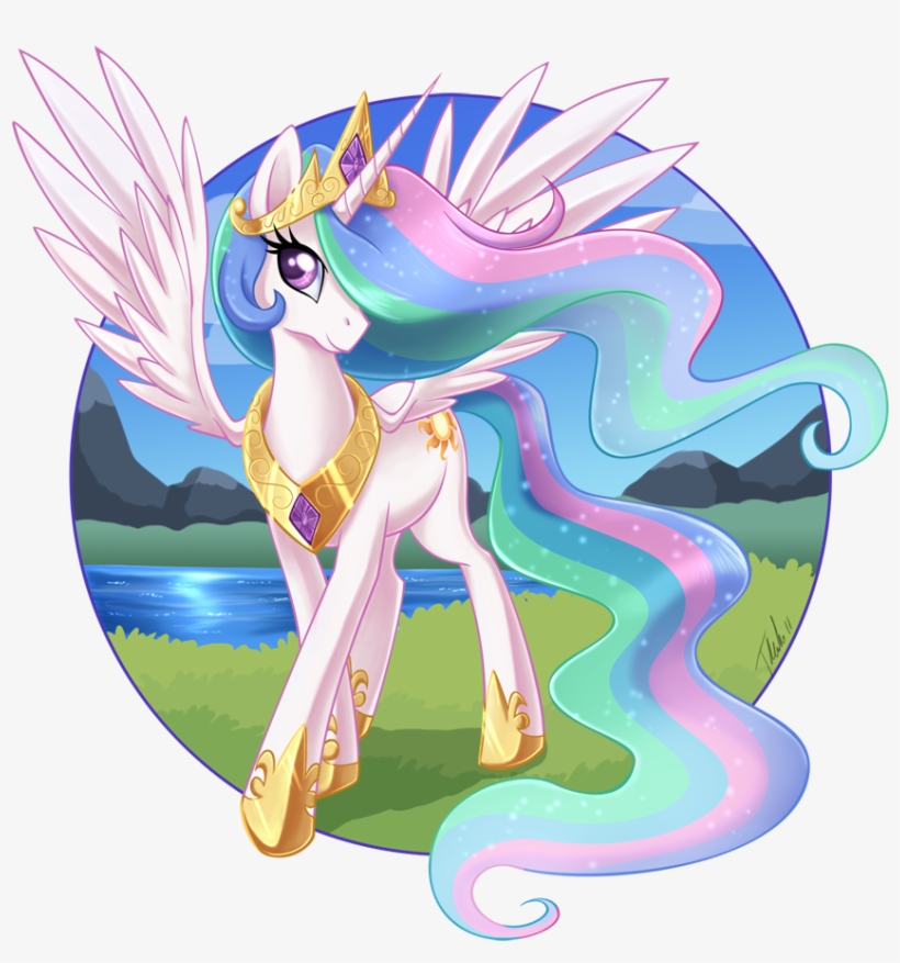Char-princess Celestia - Princesa Celestia, transparent png #1700053