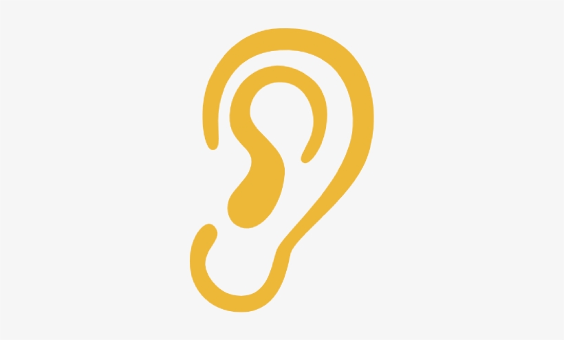 No Circle - Ear - Ear Yellow Png, transparent png #1700073