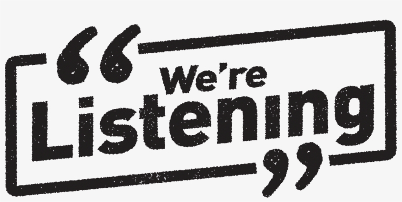 Were-listening - We Re Listening, transparent png #1700076