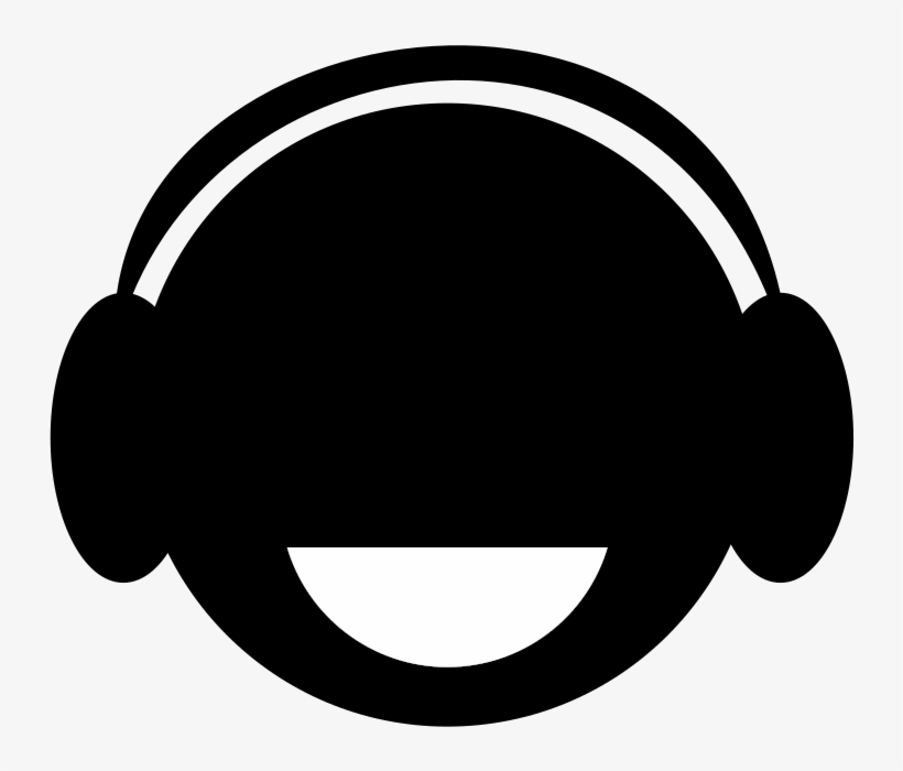 Music Listening Light Headphones Magnifying Glass - Clip Art, transparent png #1700950
