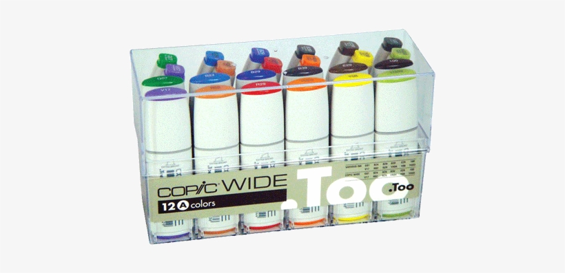 View Larger Image - Copic Marker Copic Wide Markers Set, transparent png #1701189
