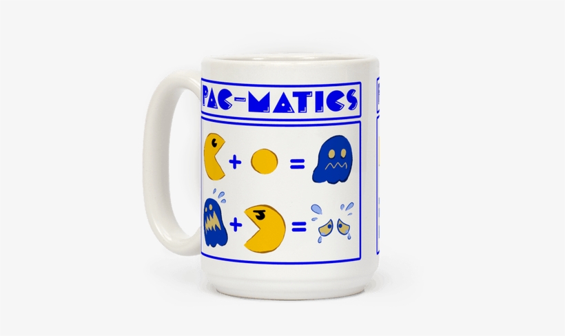 Pac-matics Coffee Mug - T-shirt, transparent png #1701621