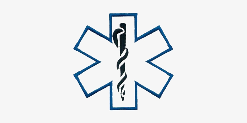 Large Patch Only - Star Of Life Outline, transparent png #1701649