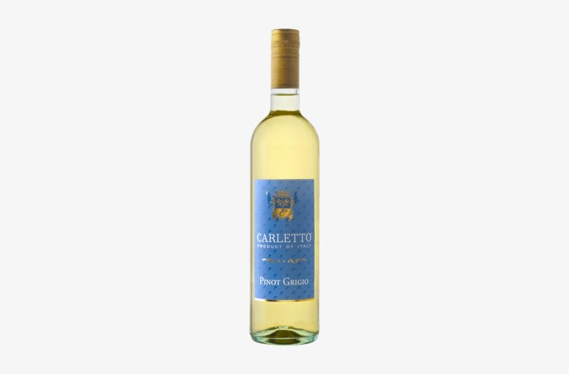 Carletto Pinot Grigio2017 - Carletto Pinot Grigio 750ml, transparent png #1702221