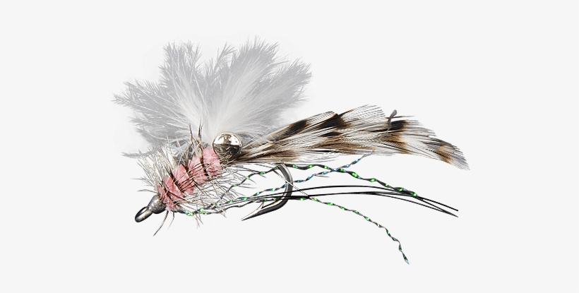 Bonefish Bugger-pink/white - Pest, transparent png #1702293
