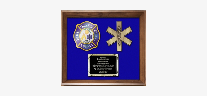 8 X 10 First Responder Plaque, transparent png #1702317