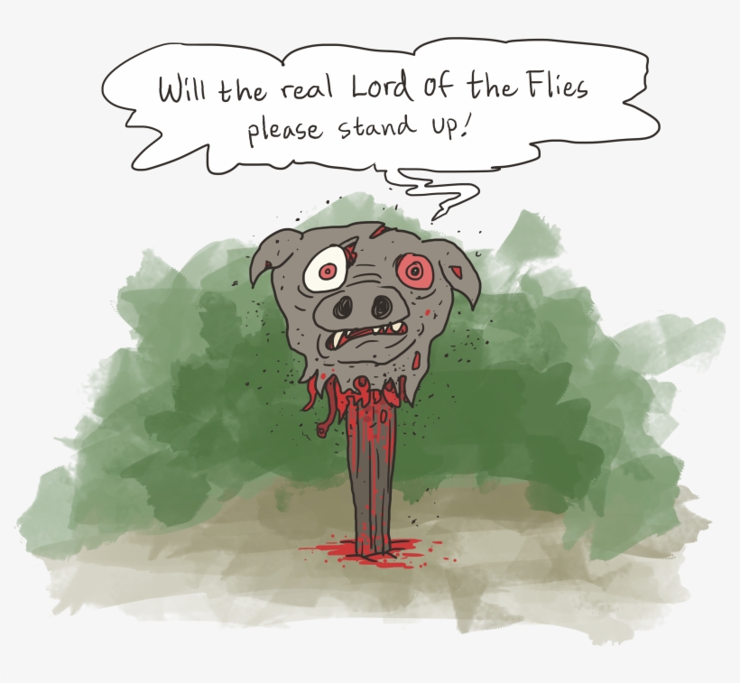 Simon Stares At The Head, Which He Calls "the Lord - Lord Of The Flies, transparent png #1702546