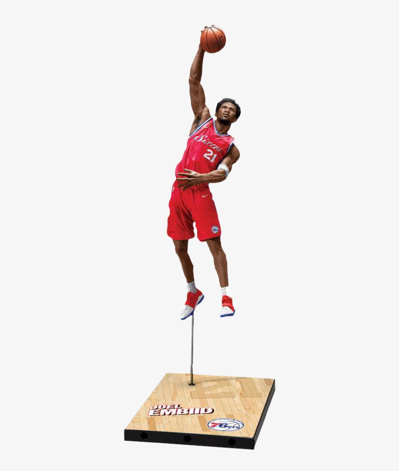 Joel Embiid 7” Action Figure By Mcfarlane Toys - Joel Embiid Action Figure, transparent png #1702649