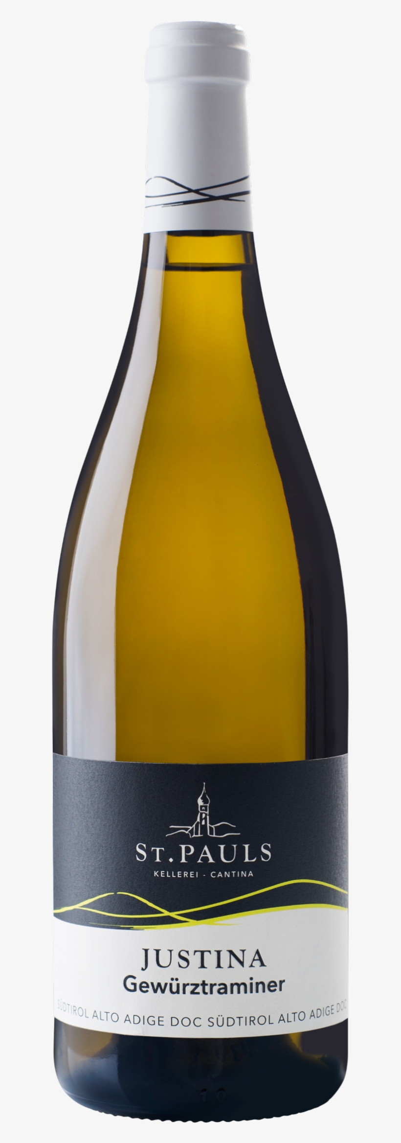 Justina Gewürztraminer - Muller Thurgau St Pauls, transparent png #1702792
