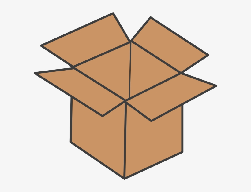Box Clipart Brown Box - Box Clipart, transparent png #1702911