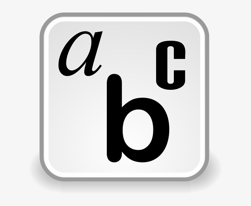Alphabet, Abc, Characters, Character Map, Icon - Voa Everyday Grammar, transparent png #1703001