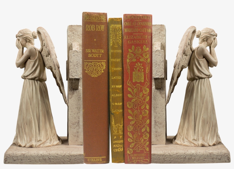 Weeping Angel Bookends By Ikon Collectables - Doctor Who Weeping Angels Bookends, transparent png #1703025