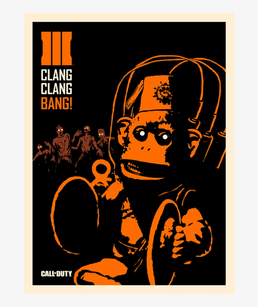 Limited Edition Monkey Bomb Art Print - Call Of Duty, transparent png #1703404