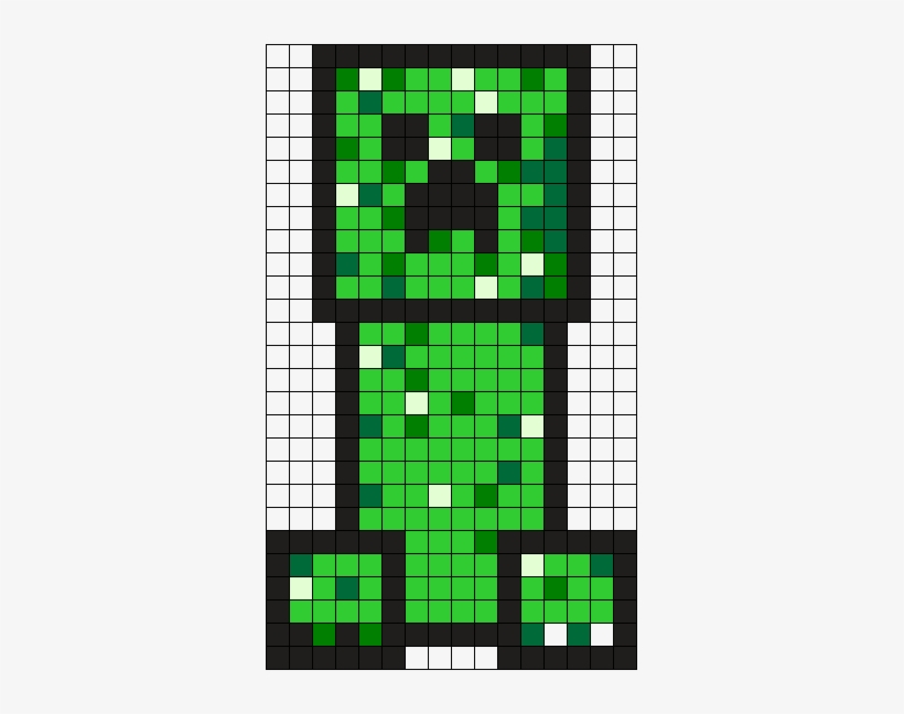 Minecraft Perler Bead Pattern Minecraft Perler, Minecraft - Creeper Perler Beads, transparent png #1703596