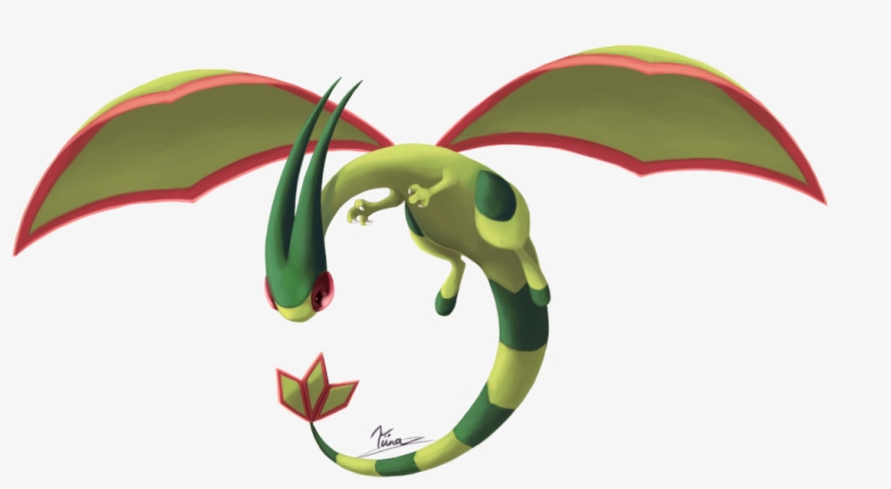 292kib, 1100x676, Flygon By Tipetsu-d4c39qe - Flygon, transparent png #1703736