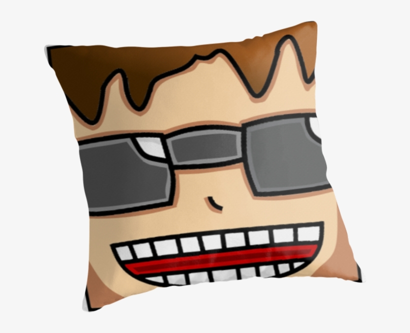Minecraft Face Design - Throw Pillow, transparent png #1703785