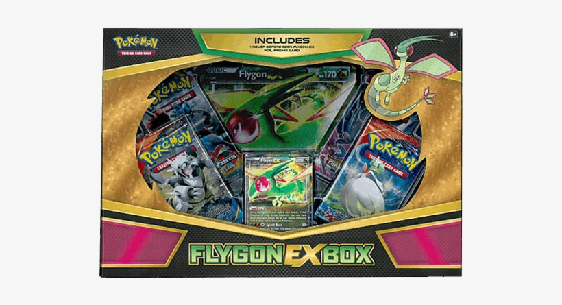 Pokemon Flygon-ex Box Trading Card Game - English, transparent png #1704195
