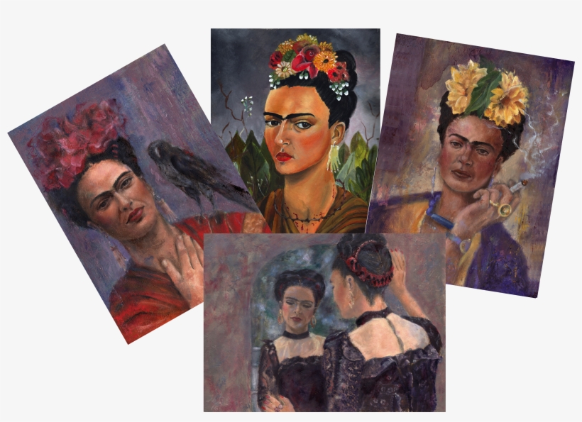 Frida Kahlo Theme Art Notecards, transparent png #1704251