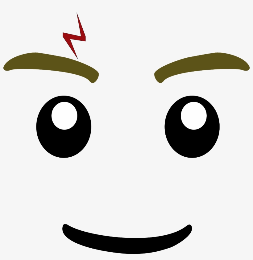 From Harry Potter, I Decided To Adapt The Character - Lego Face Decals Transparent, transparent png #1704397